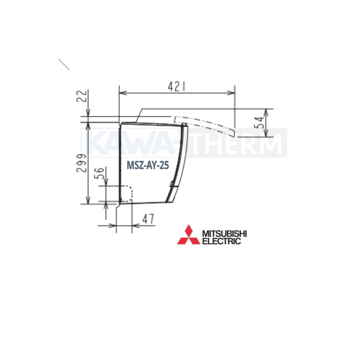 mitsubishi-electric-single-split-ay-25-50-seite-links
